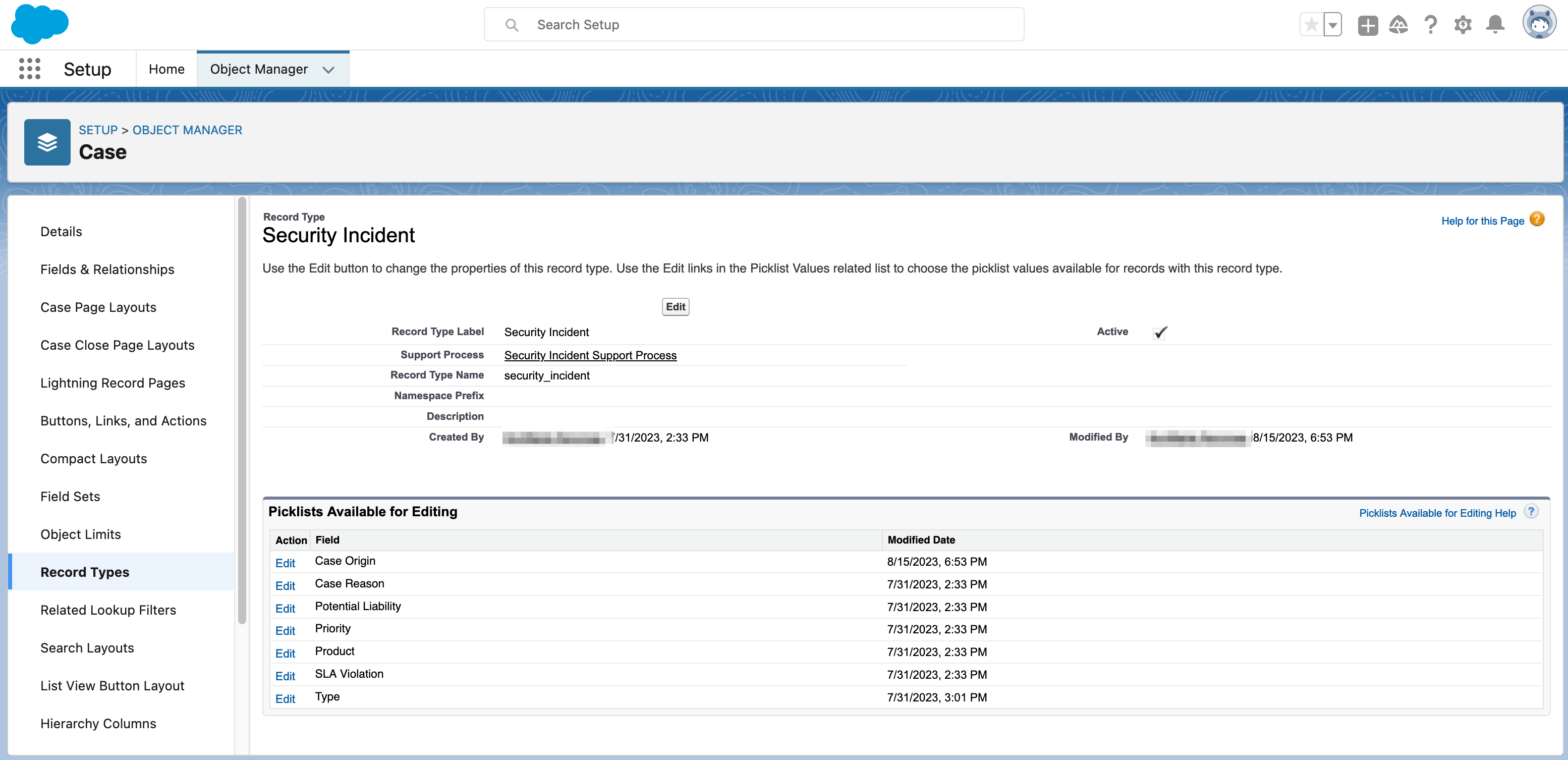 screenshot: case-record-types-security