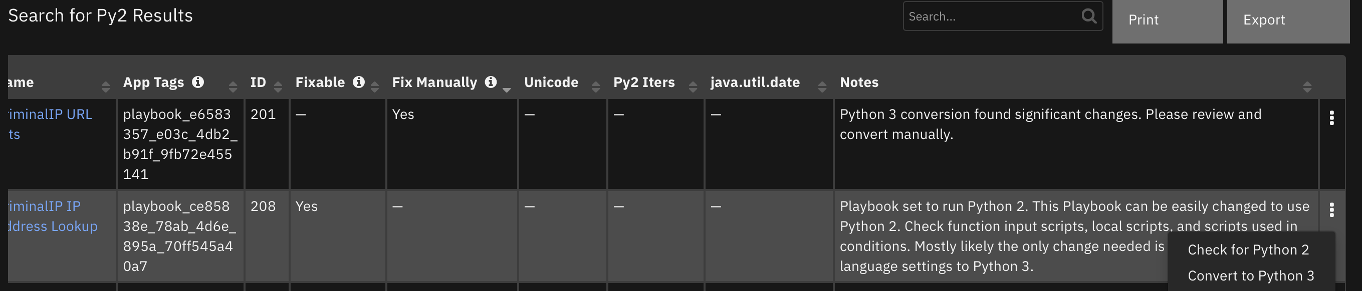 screenshot: main