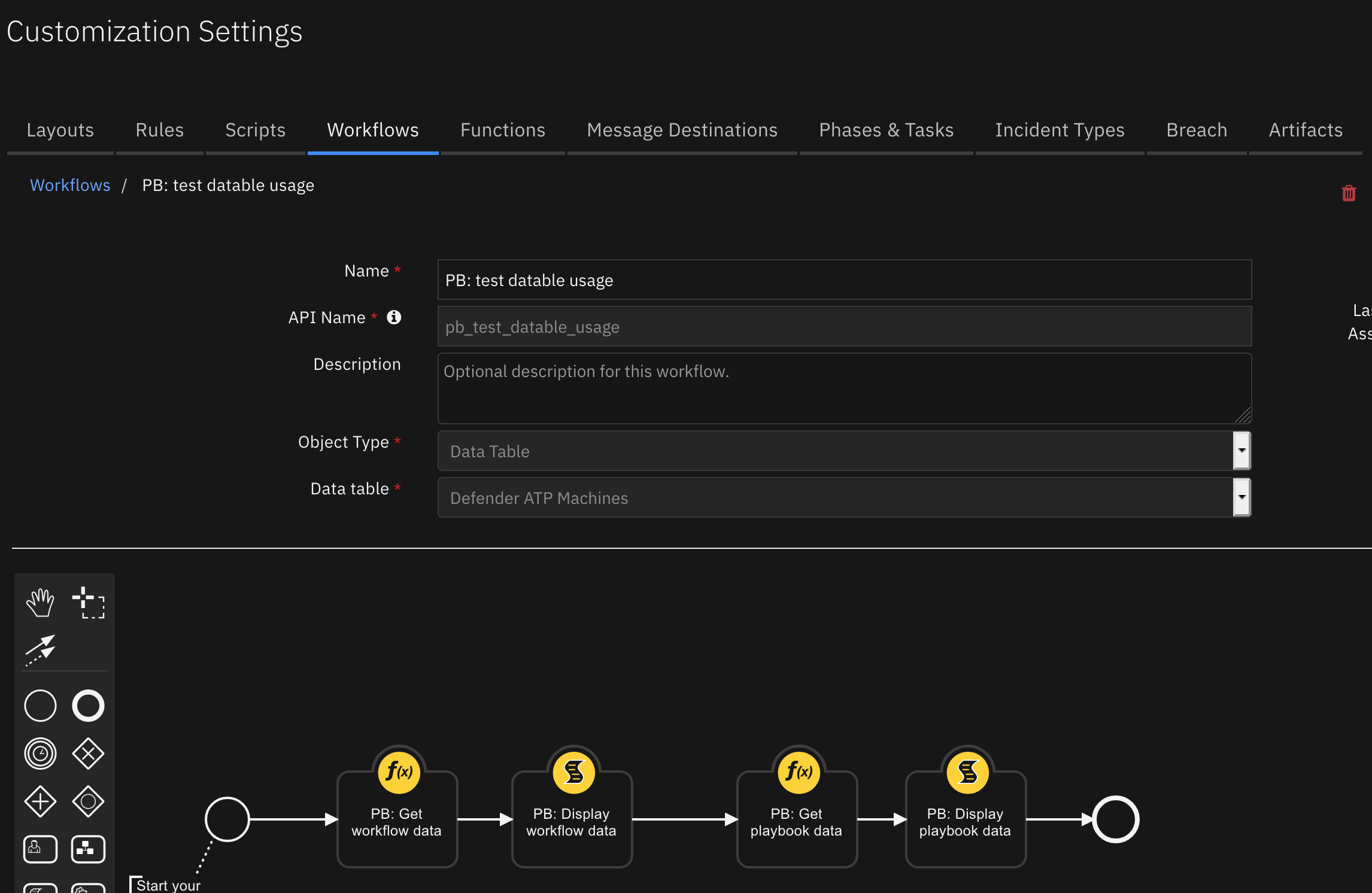 screenshot: dt-workflow-usage