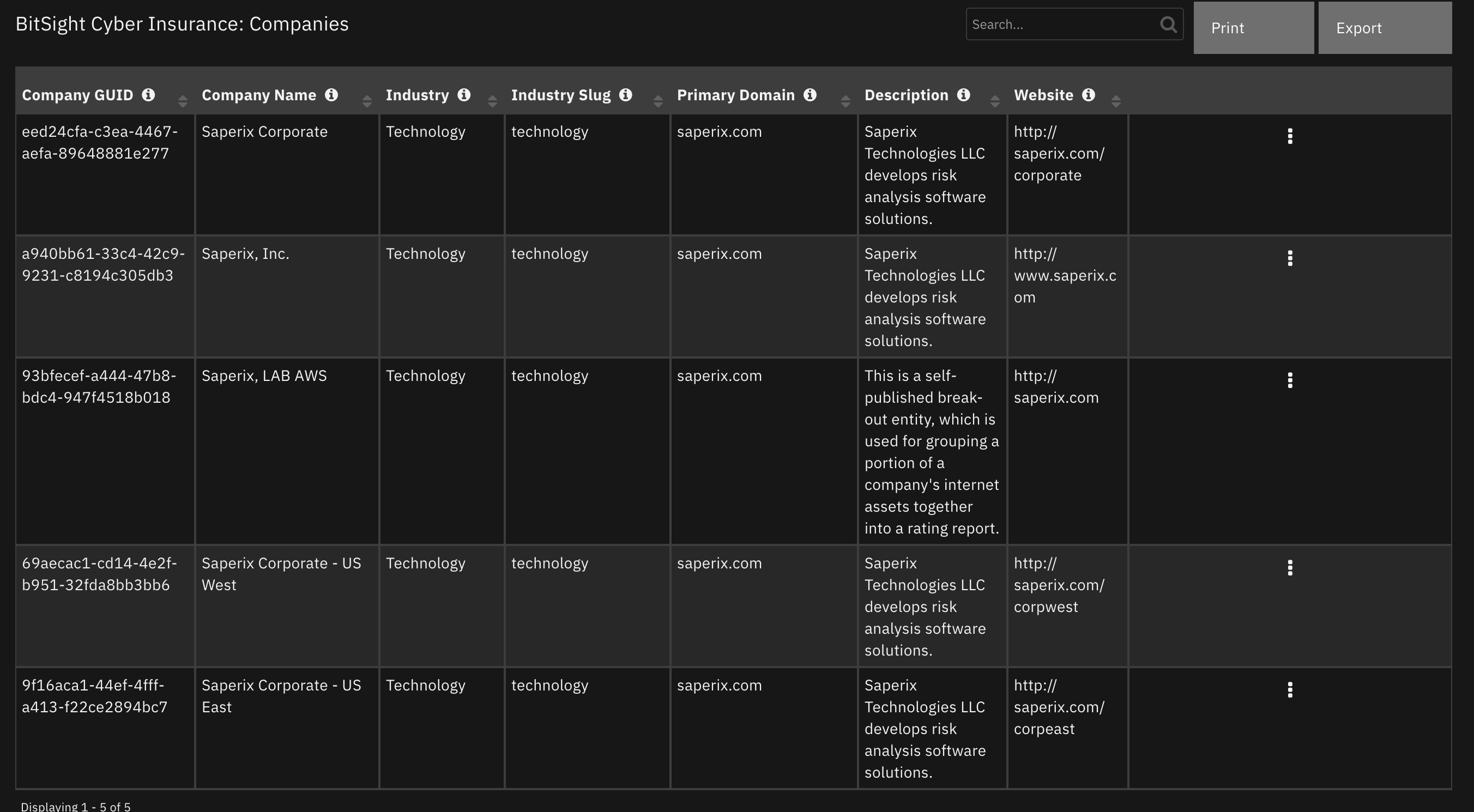 screenshot: dt-bitsight-cyber-insurance-companies