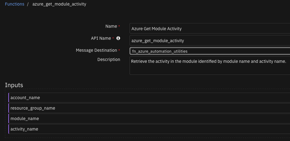 screenshot: fn-azure-get-module-activity 