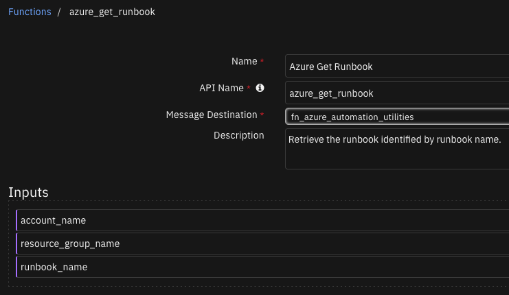 screenshot: fn-azure-get-runbook 