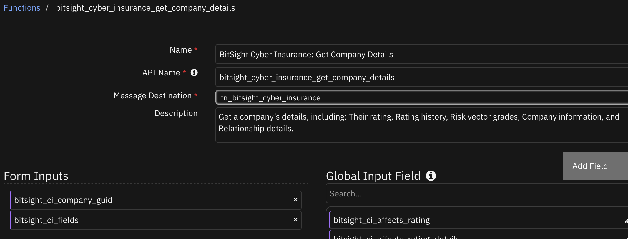 screenshot: fn-bitsight-cyber-insurance-get-company-details 