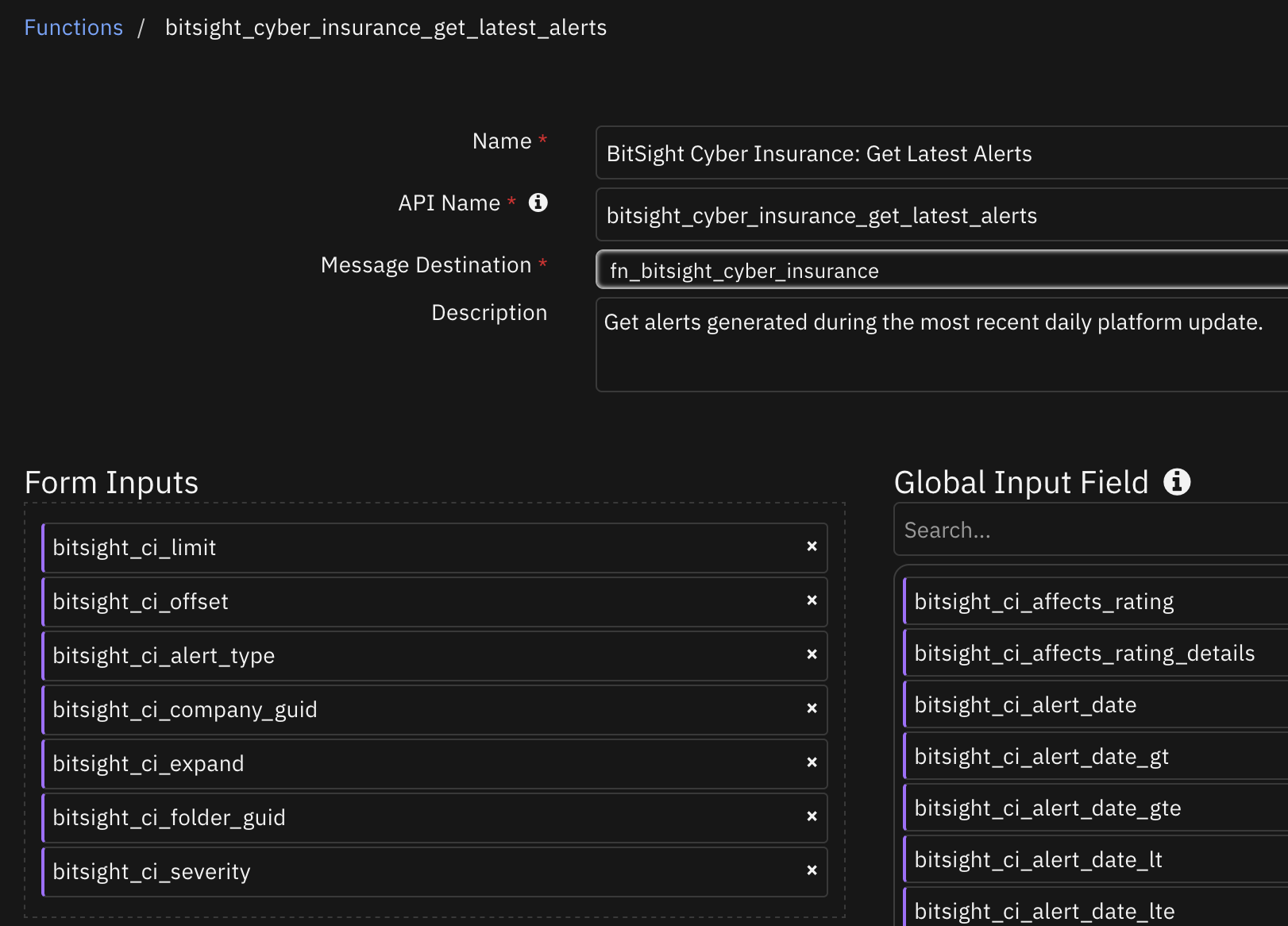 screenshot: fn-bitsight-cyber-insurance-get-latest-alerts 