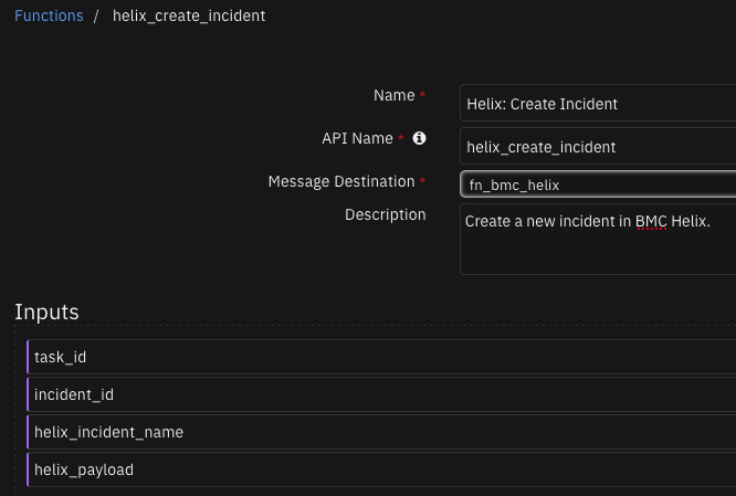 screenshot: fn-helix-create-incident 