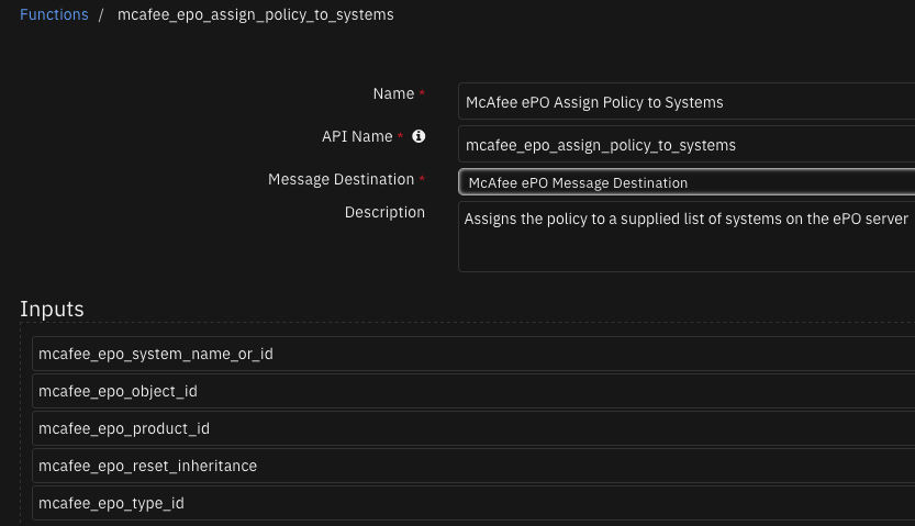 screenshot: fn-mcafee-epo-assign-policy-to-systems 