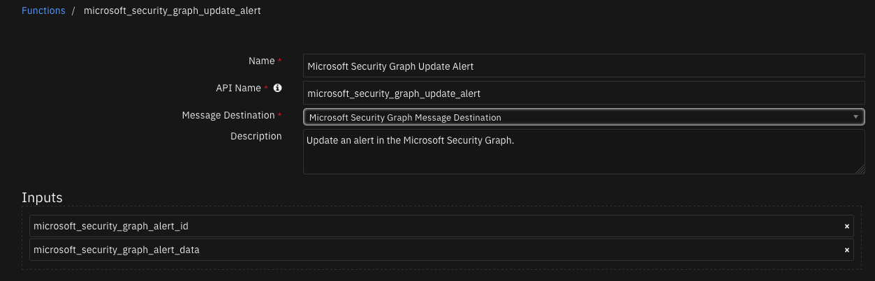 screenshot: fn-microsoft-security-graph-update-alert 