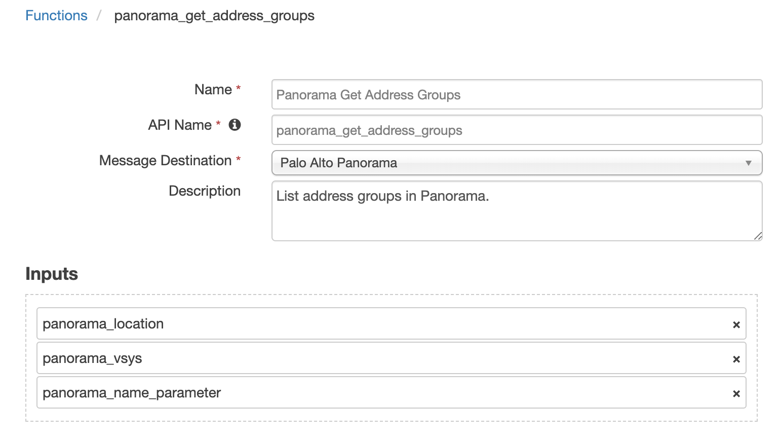 screenshot: fn-panorama-get-address-groups 