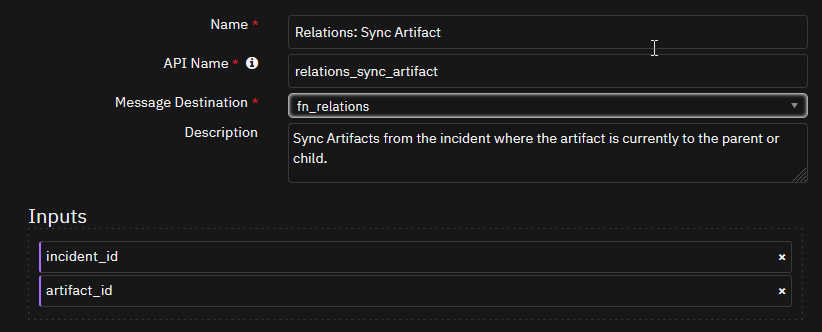 screenshot: fn-relations-sync-artifact 