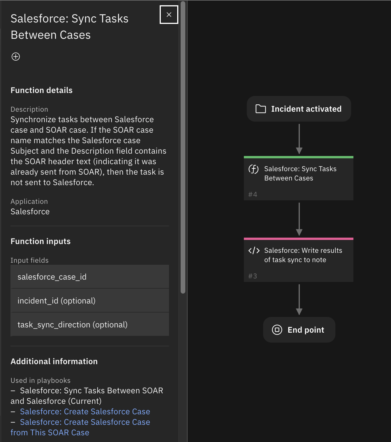 screenshot: fn-salesforce-sync-tasks-between-cases 