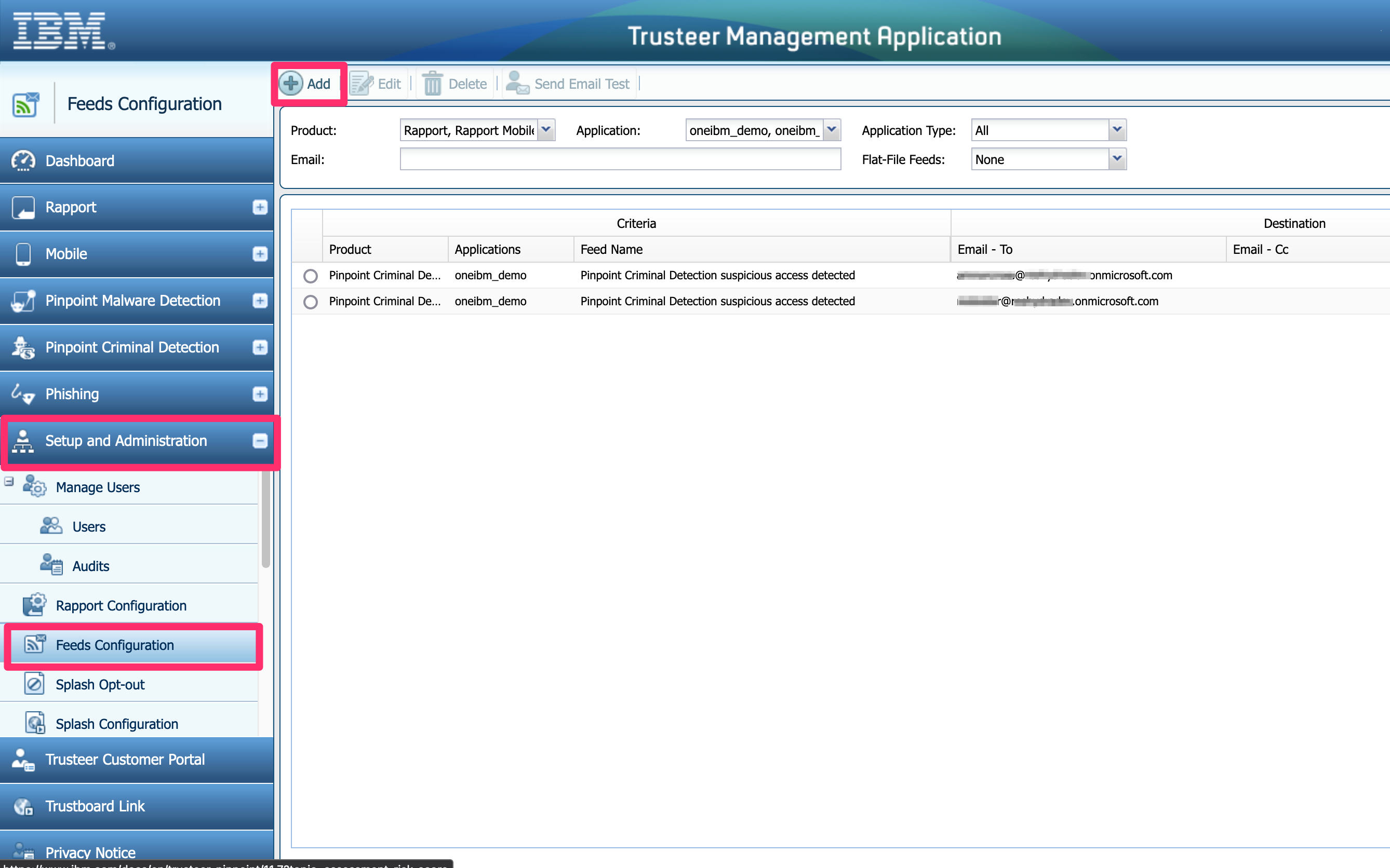 screenshot: fn-trusteer-ppd-tma-feed-config 