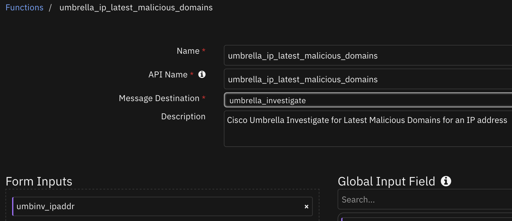 screenshot: fn-umbrella-ip-latest-malicious-domains 