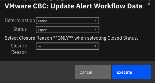 screenshot: fn-vmware-cbc-post-alert-workflow-data 