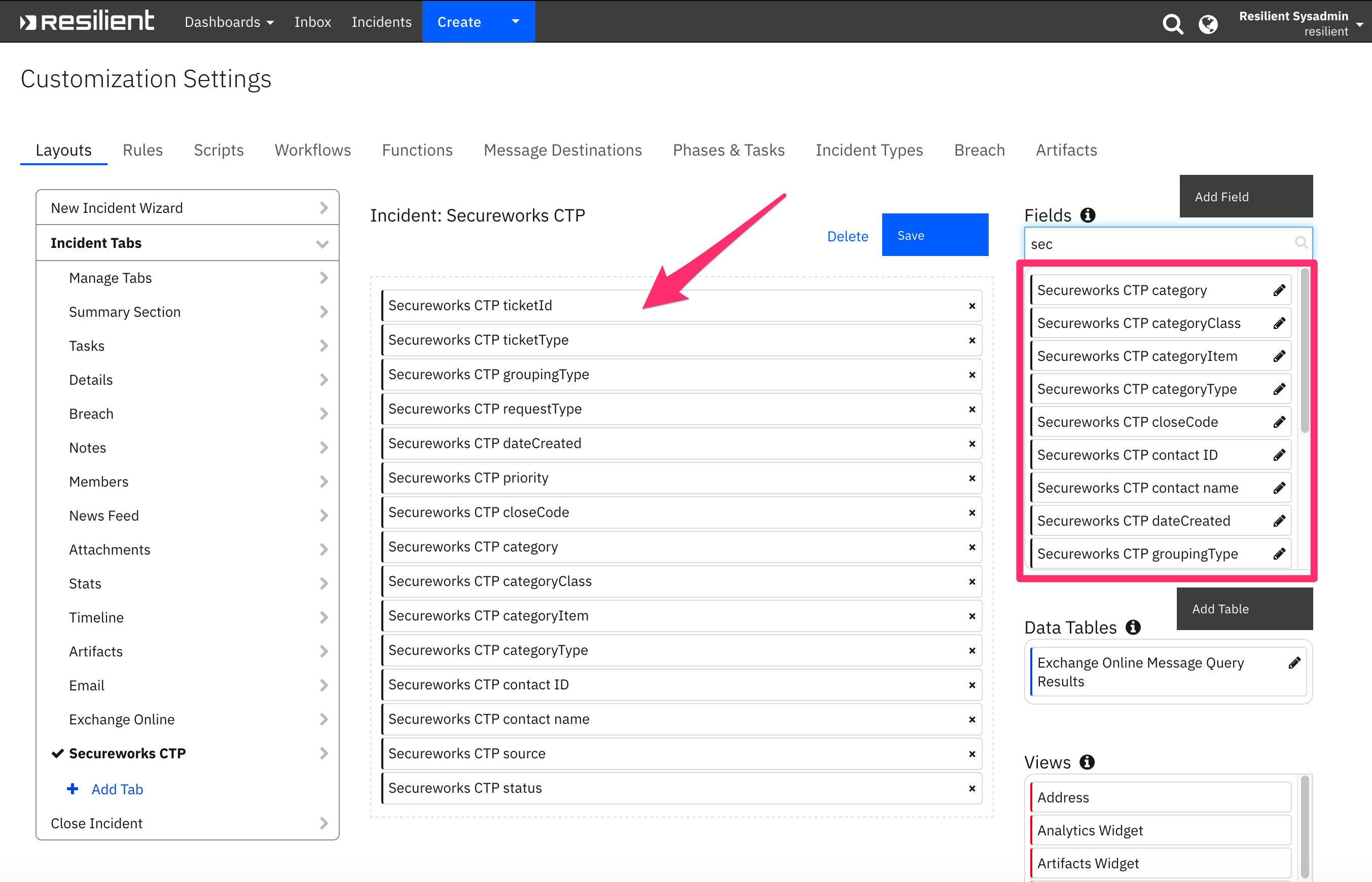 screenshot: custom_layouts_fields